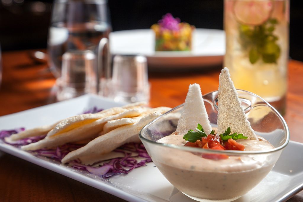 Smoked Fish Dip and Casava Bread