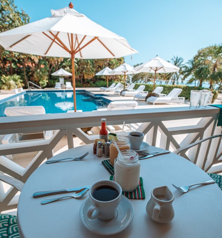 Poolside view at Beach Bar and Grill
