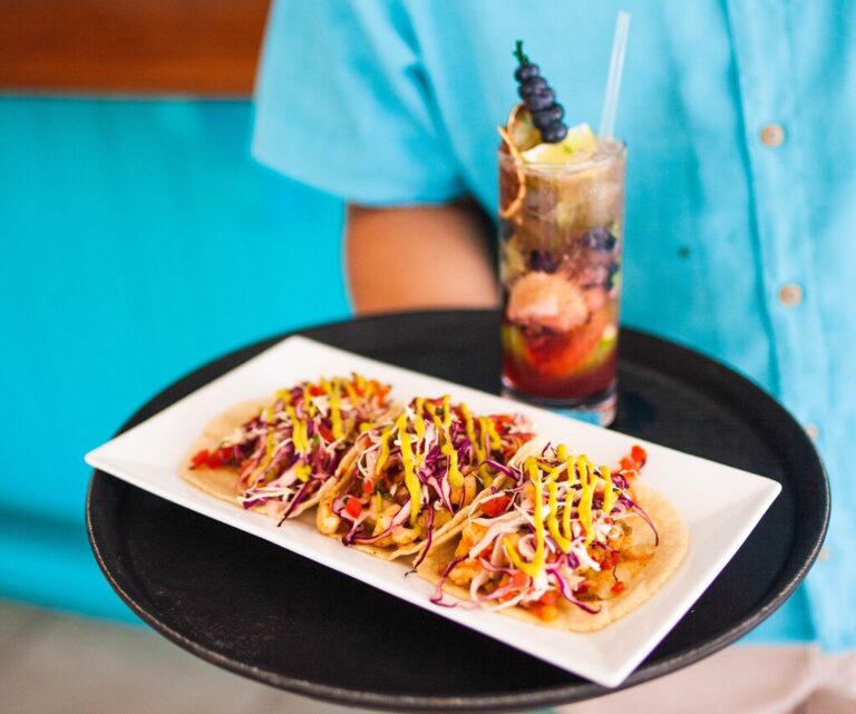 Tacos at Beach Bar and Grill