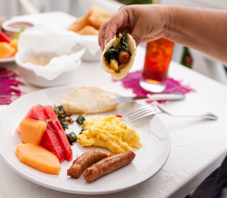 Breakfast at Beach Bar and Grill